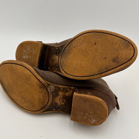 Lucky Brand Suede Leather Grey Bremma Booties Size 5 - Picture 6 of 10